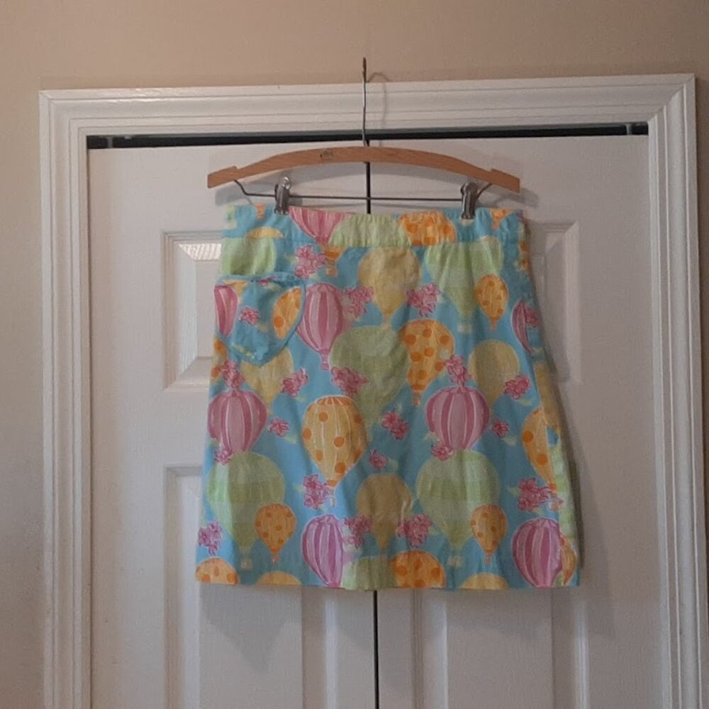 Lilly Pulitzer Womens Size 4 Hot-Air Balloon Print Skirt